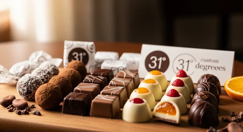 31 degrees custom chocolates - promotional merchandise