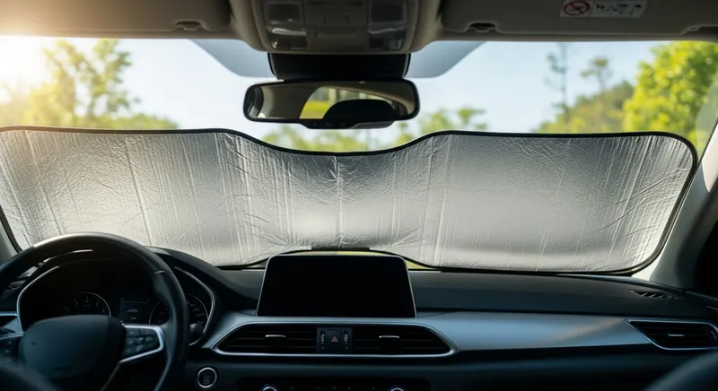 custom fit car sun shade - promotional merchandise