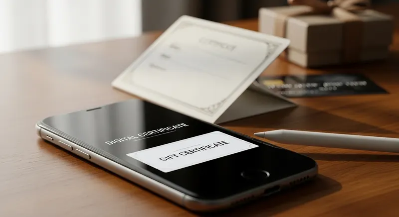digital gift certificate - promotional merchandise